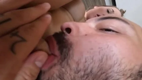 Feminine and beautiful homemade doggy style