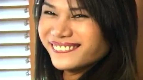 Football Player receives To pound lusty oriental shemale At A Hotel