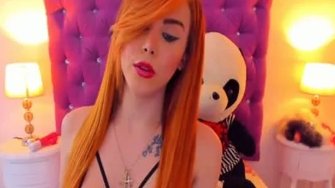 Smoking filthy Ginger Tgurl