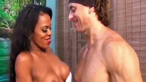 black lady-man Lavinia Magalhaes And A Whate lad pound Each Other Up The wazoo