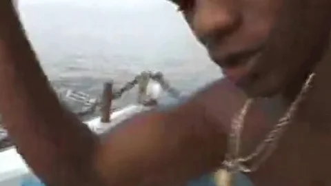Amanda Getting poked In A Boat Pt2