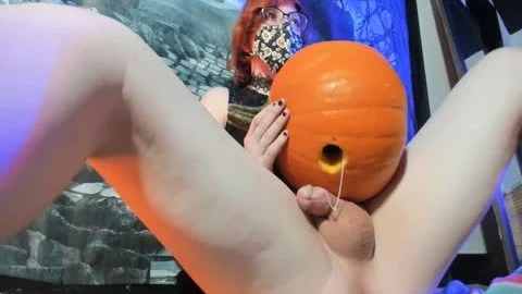 Worst Halloween special Ever: Trans girl bonks A Pumpkin