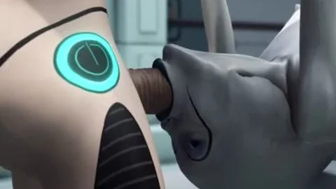 slutty Sex! Sci-fi Android bonks Hard An Alien In The Surgery Room In The Space Station