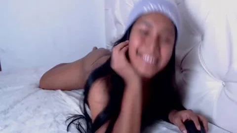 sexy happy  oriental tranny Laying With Her butthole Beads Fingers