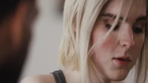 TS Ella Kissed And Gently Grabs The ramrod Of Her Ex-stepdad Ricky