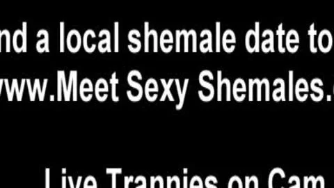 Spit Roast A lusty tranny With Your best friend