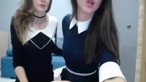 stunning pair Has pleasure On cam