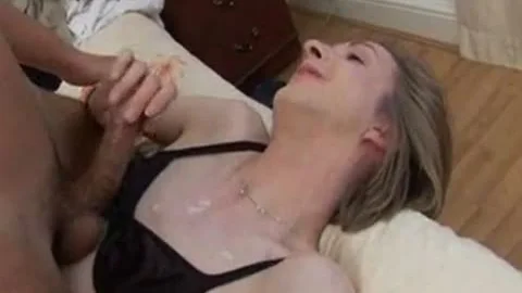 Tall tranny teen receives Spit Roasted!