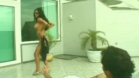 Claudia Moura hammers With lad And Whips Him