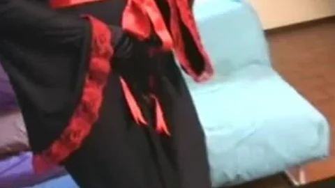 Salma Salma Elegant Robe And Gloves fuck