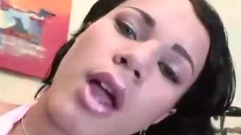 sheboy Pornstar Fernanda Barros gets poked right into an pooper