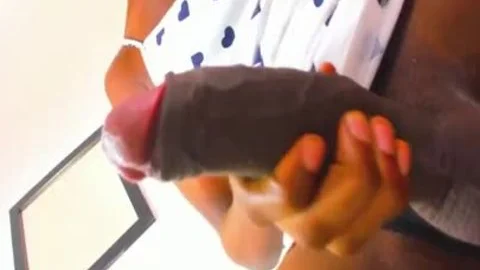 black ladyman Jerks Off Her Donkey penis Pov web camera