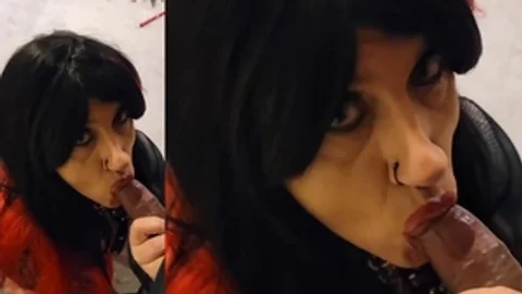 naked Sissy hooker Tiffany Minx – fellatio-job In Close Up And lengthy discharged - “Hung Up” By Madonna