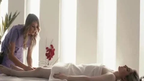 busty TS Masseuse Casey Kisses bonks TS Ella Hollywoods wazoo