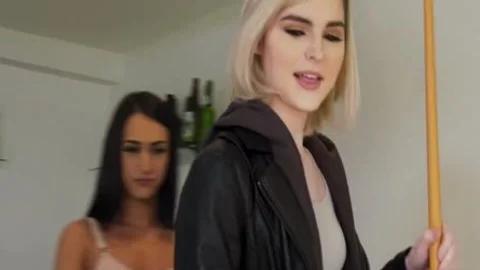 Waking Her man Up With A Trans threesome