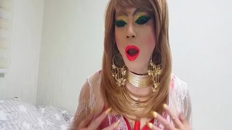 Sissy Niclo naughty Makeup Green Eye Makeup