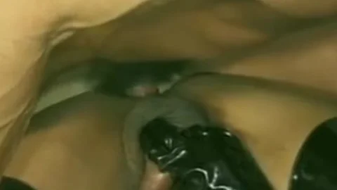 This lingeried TS skank Is So Vampy