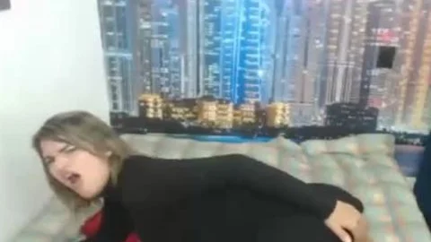 young lad drills lady-man