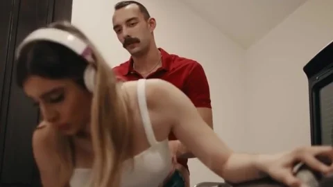 Curvy Trans Maid gets Her wazoo Rammed By Her excited Boss