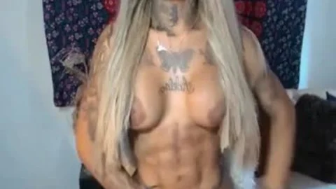 blond ebony T girl big love meatballs thick cock