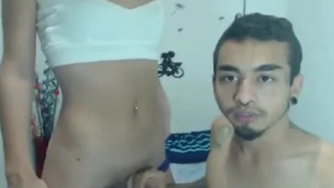 Studly lad nails A filthy lady-man