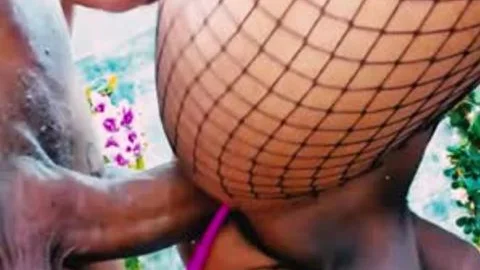 Biggest Colombian ebon lady-man 10-Pounder In History bonks