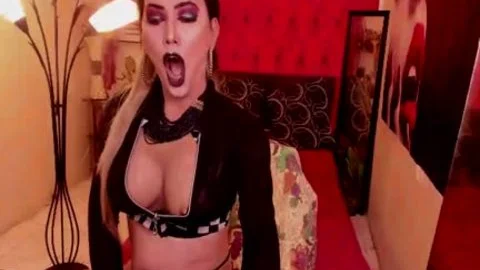 Magnificent tranny Jerking Like mad