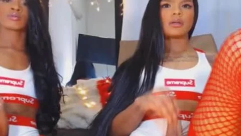 Twin ladyboy Giving Each Other A hot handjob