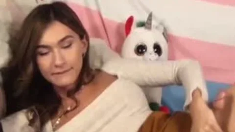 dirty young brunette sheboy Jerks curly throbbing 10-Pounder