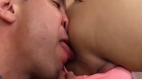 cute lady-boy Jaqueline darksome gets Double Teamed By Two lucky boyz