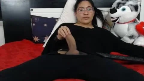 large 10-Pounder Jacking Off Her massive 10-Pounder
