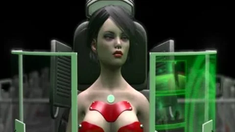 Earth Orbit - A Sex travel. Sex In Space Station! 3d Dickgirl Plays With A filthy 