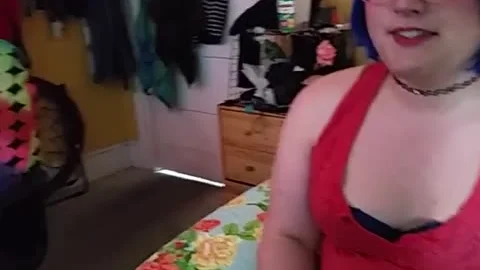 Trans girl Roleplay Deepthroat ass W ribald (not) grand-dad