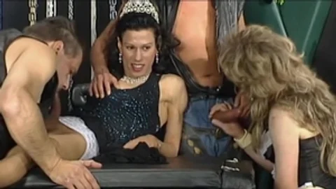 Crossdresser group sex vintage